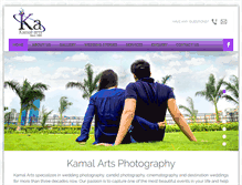 Tablet Screenshot of kamalartsphotography.com